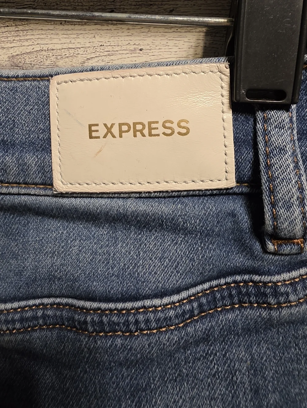 Express Light Blue Denim Jean Shorts